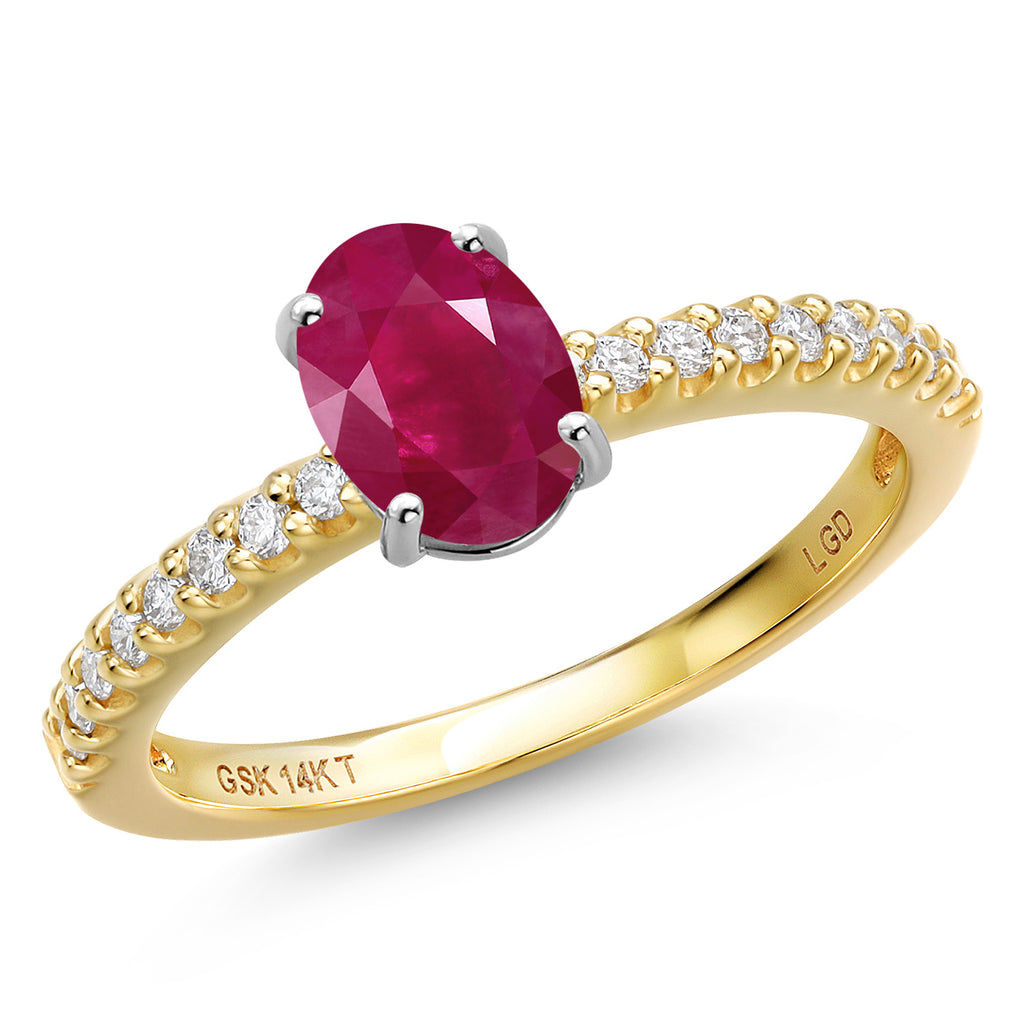 Ring in 14K Two Tone Gold
