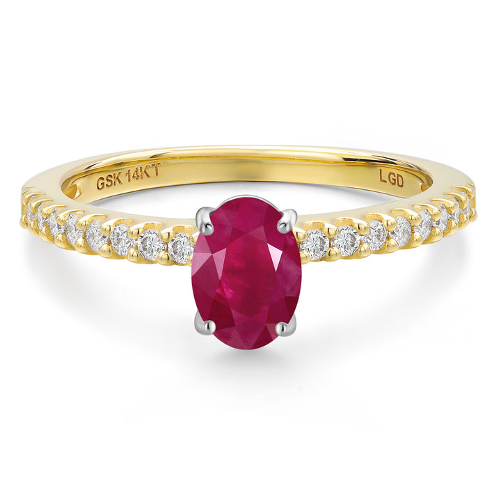 Ring in 14K Two Tone Gold