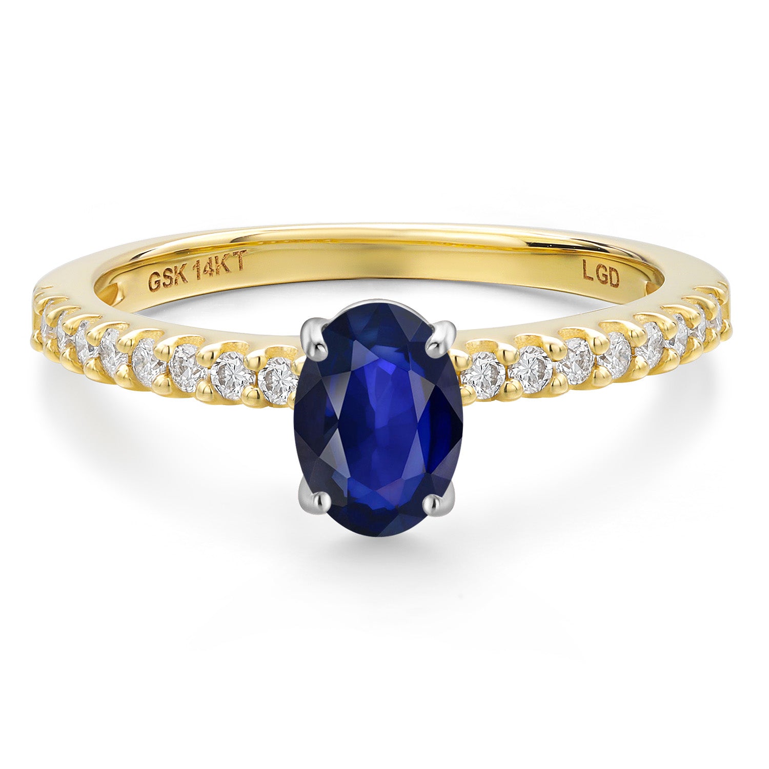 Ring in 14K Two Tone Gold