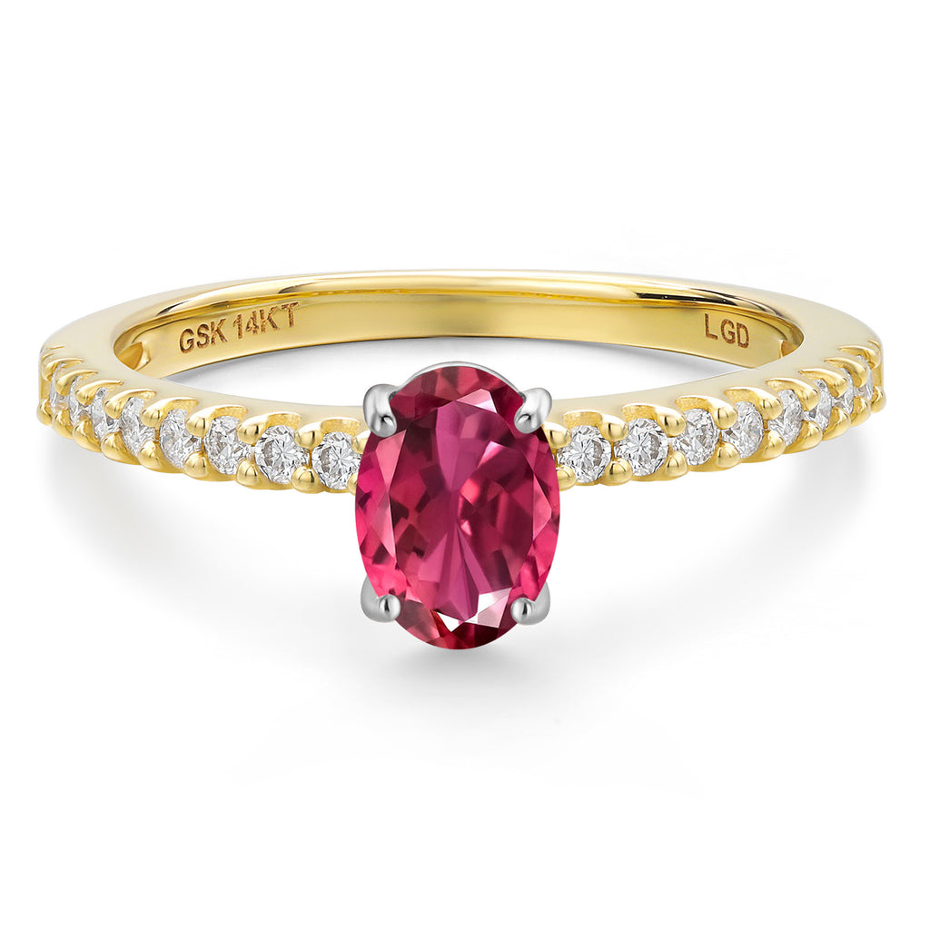 Ring in 14K Two Tone Gold