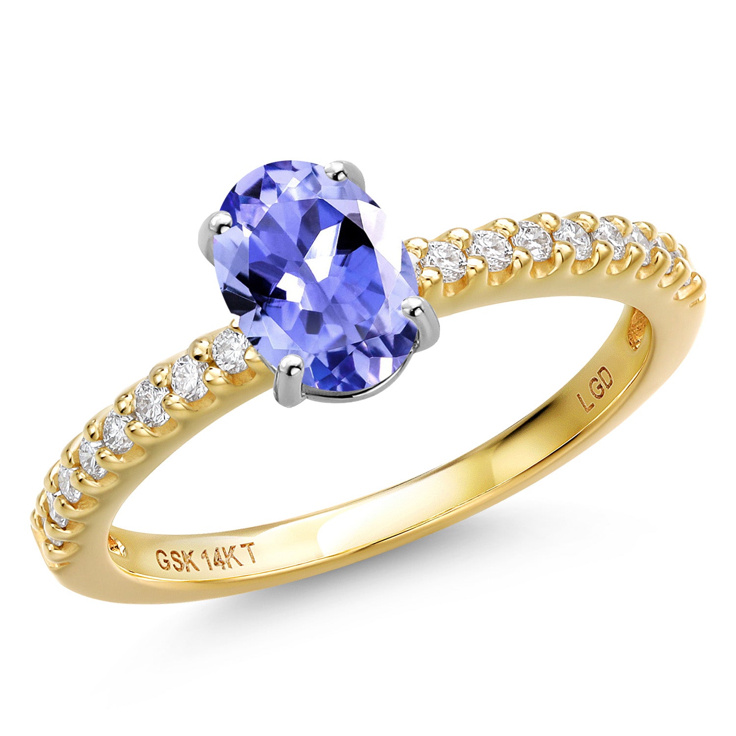 8_Ring in 14K Two Tone Gold