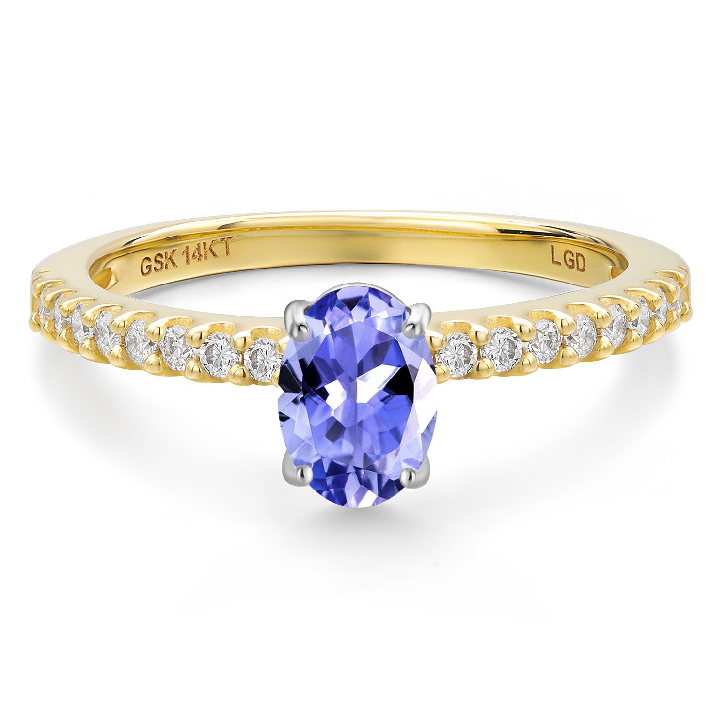 Ring in 14K Two Tone Gold