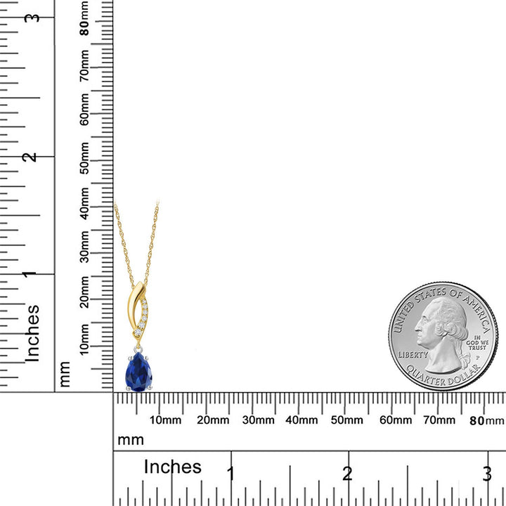Pendant in 14K Two Tone Gold