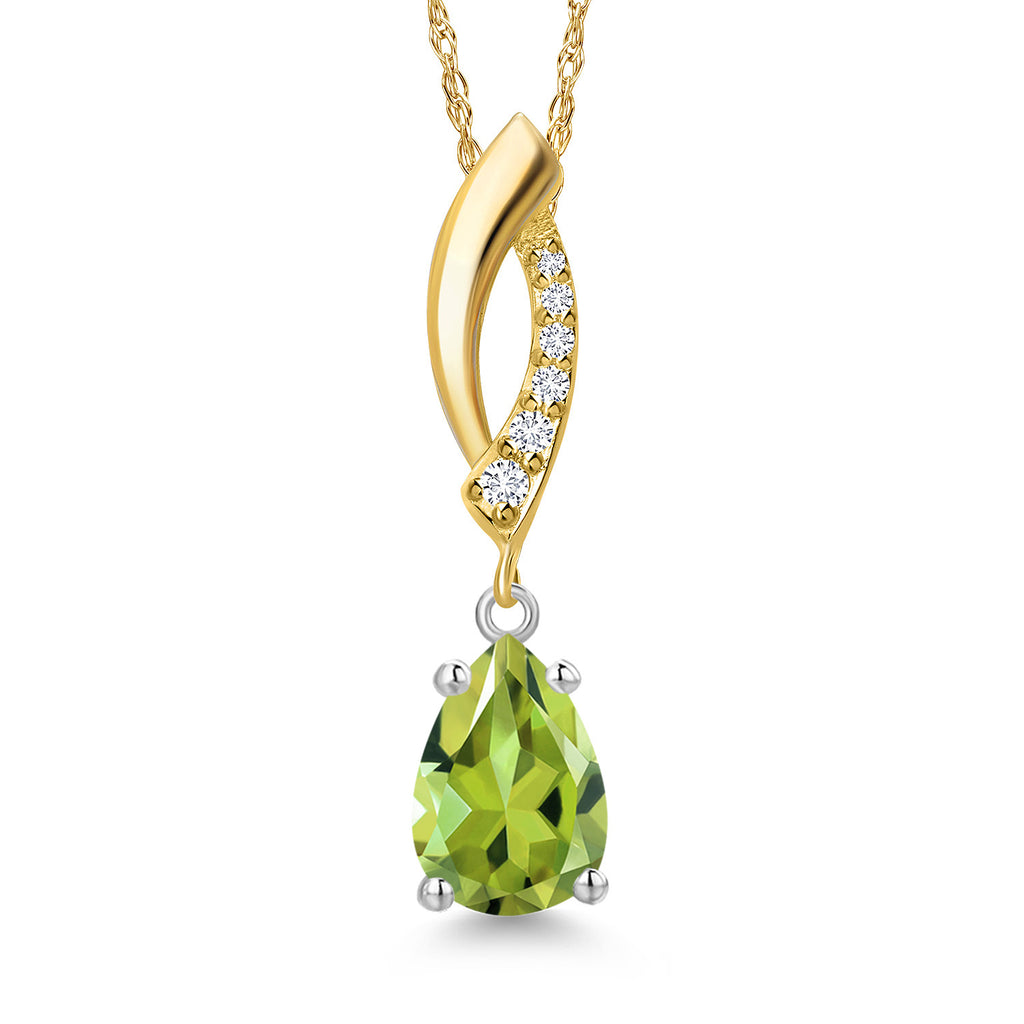 Pendant in 14K Two Tone Gold