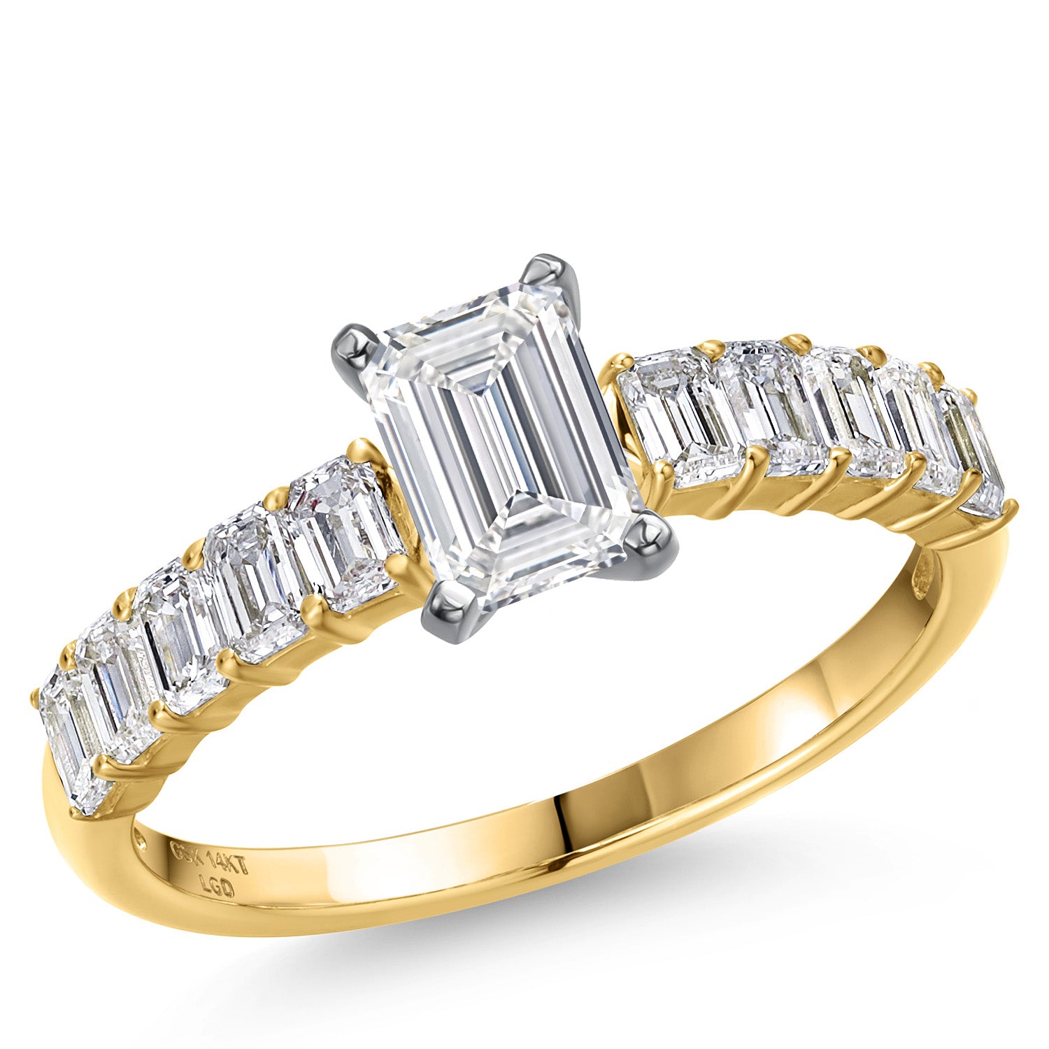 Center 0.75ct_6_Ring in 14K Two Tone Gold