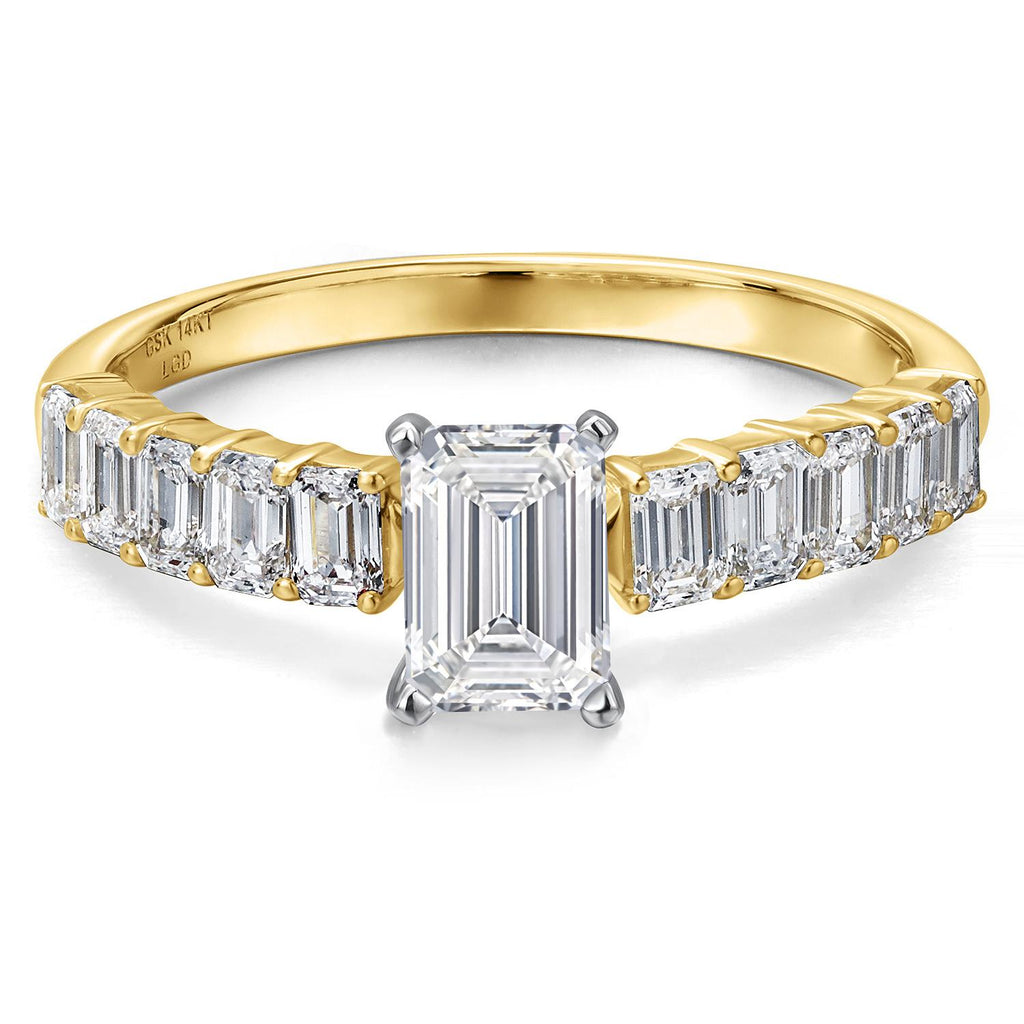 Ring in 14K Two Tone Gold