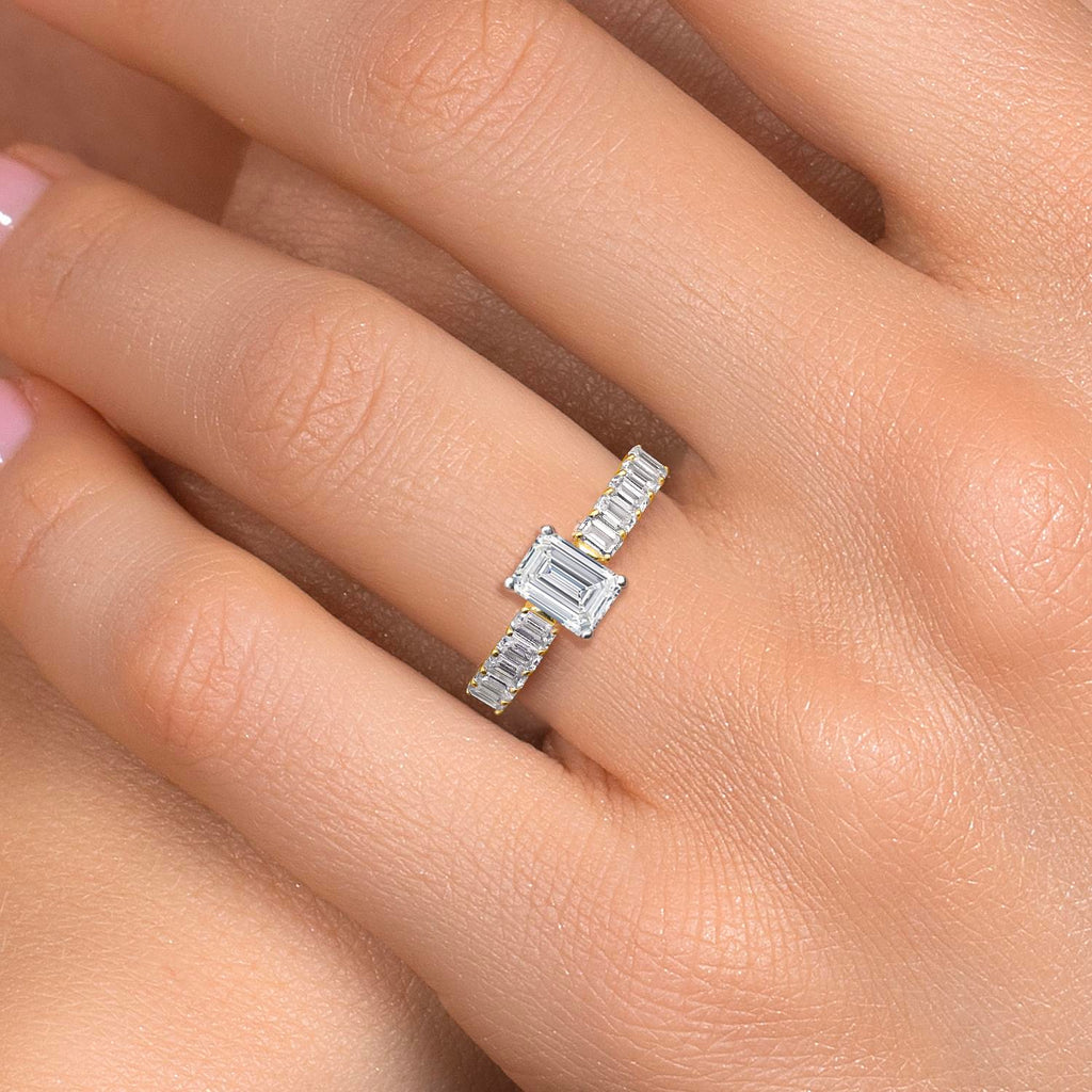 Ring in 14K Two Tone Gold