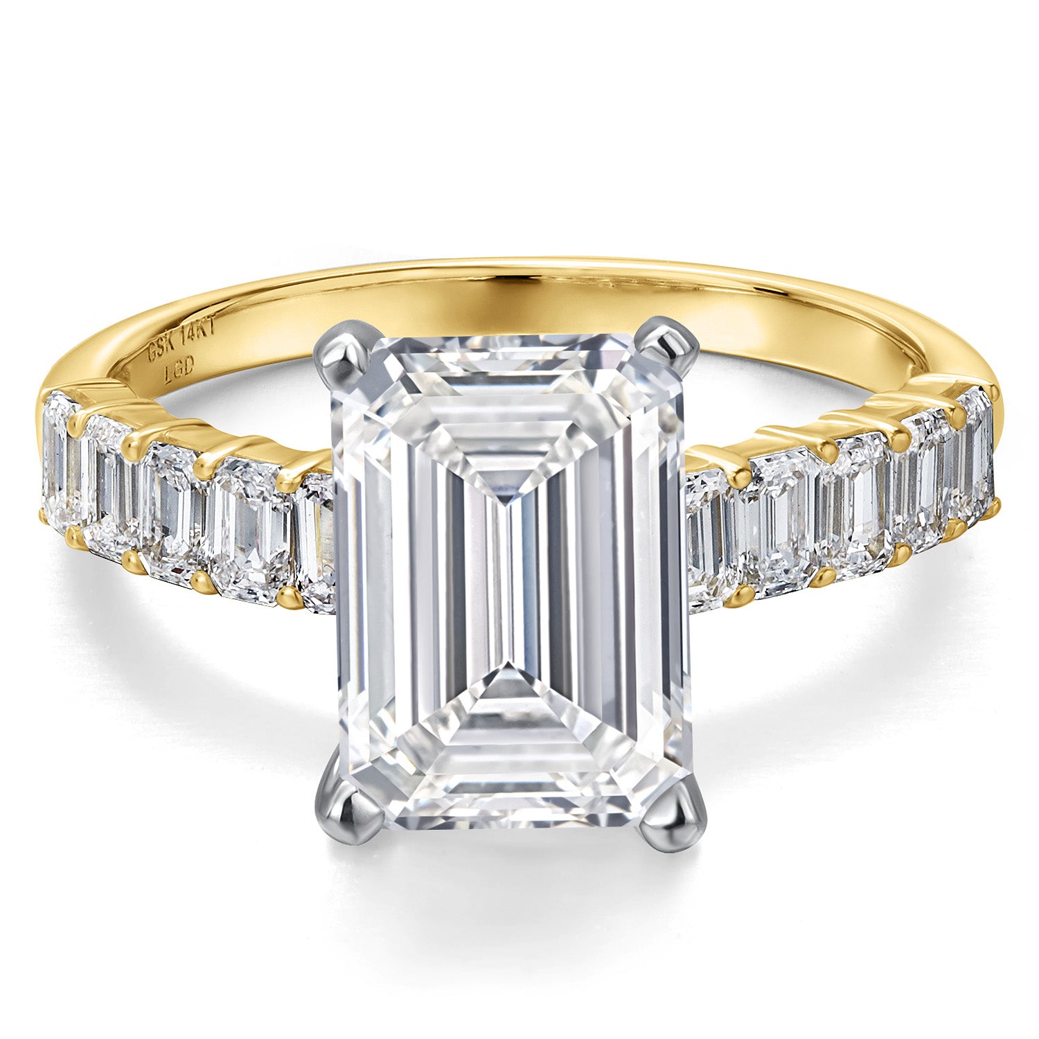 Center 4ct_7_Ring in 14K Two Tone Gold