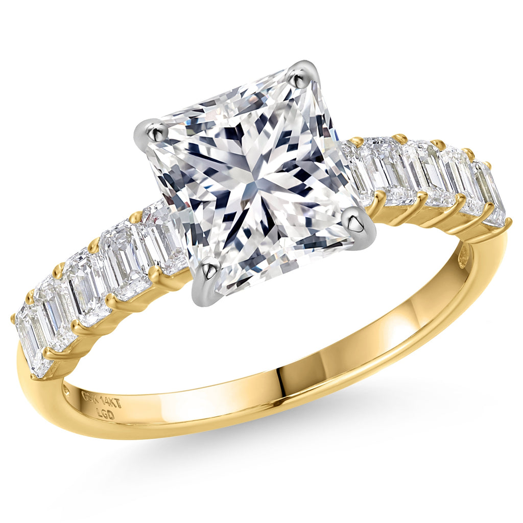 Center 3ct_8_Ring in 14K Two Tone Gold