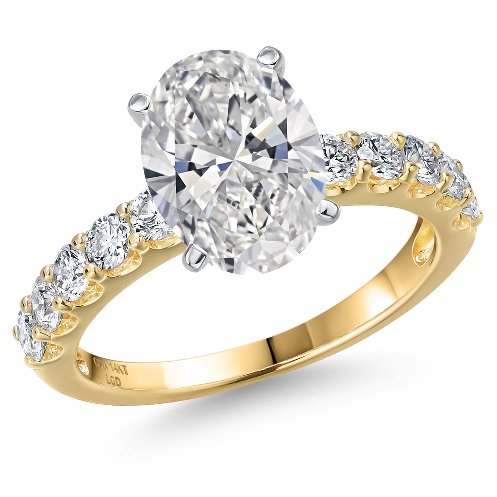 8_Ring in 14K Two Tone Gold