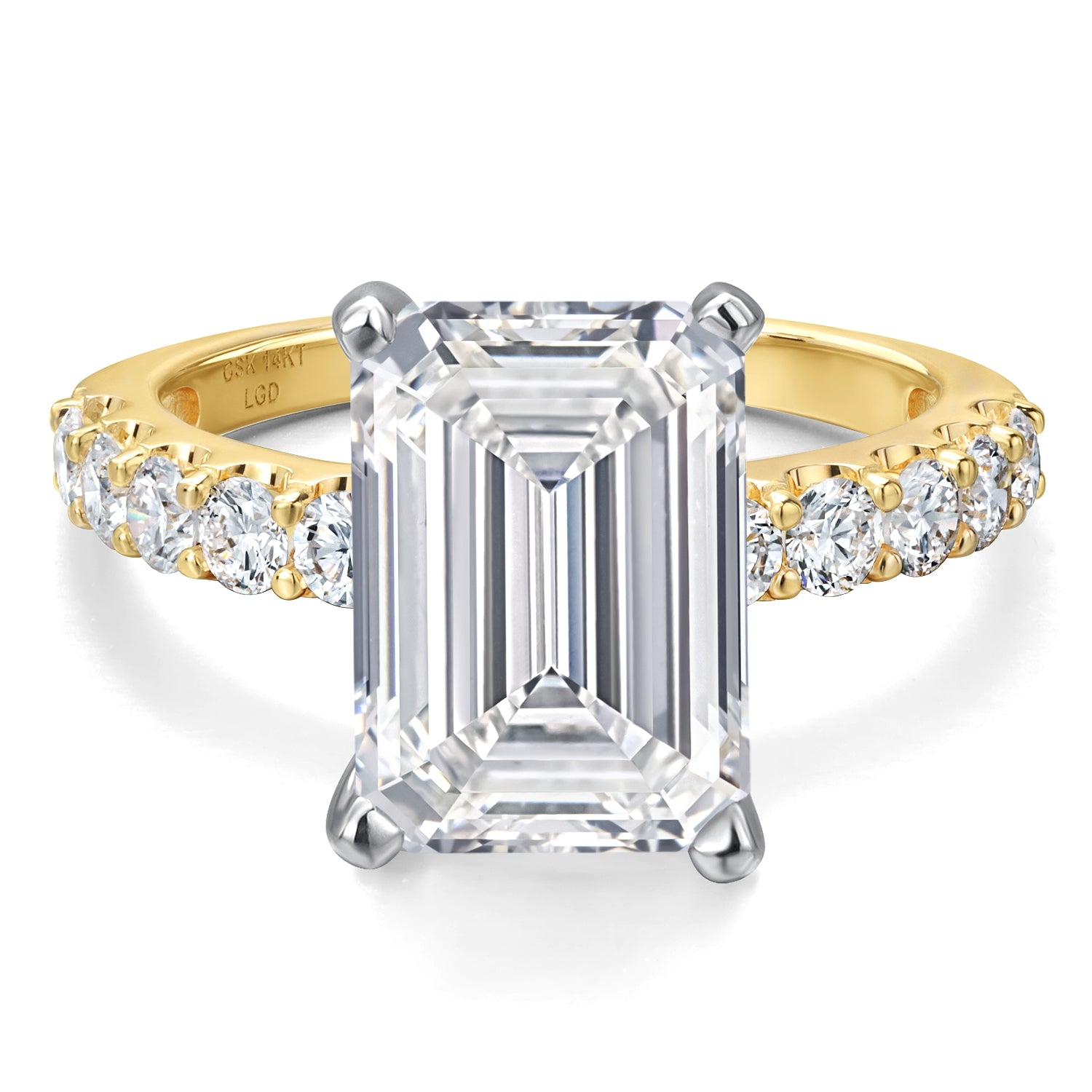 Center 5.00ct_9_Ring in 14K Two Tone Gold