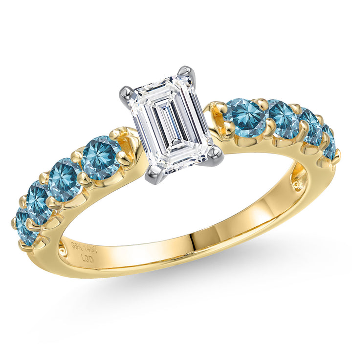 Center 0.7ct_7_Ring in 14K Two Tone Gold