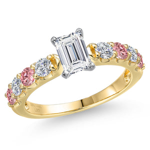 Ring in 14K Two Tone Gold
