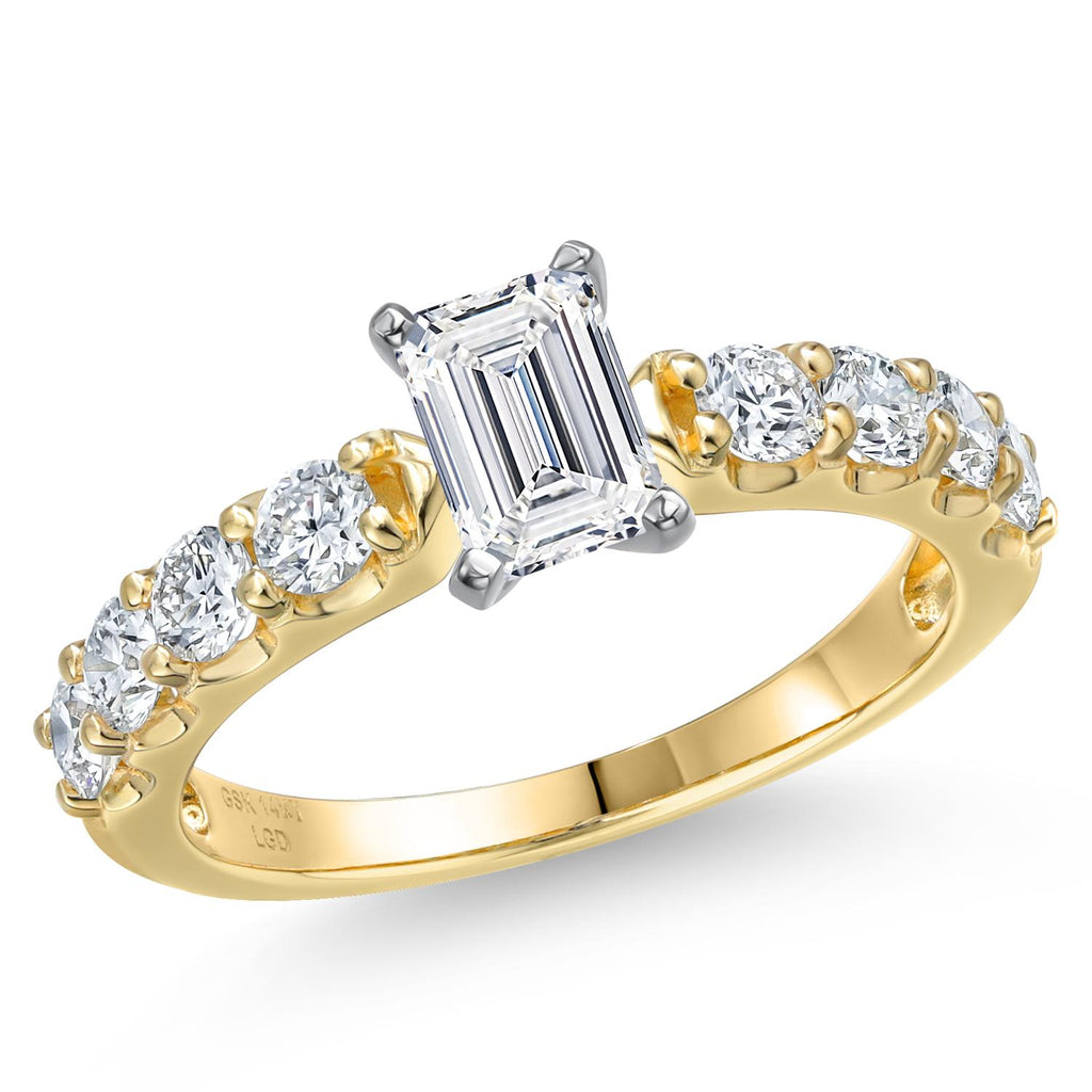 Center 0.75ct_8_Ring in 14K Two Tone Gold