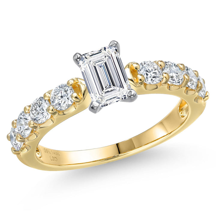 Ring in 14K Two Tone Gold