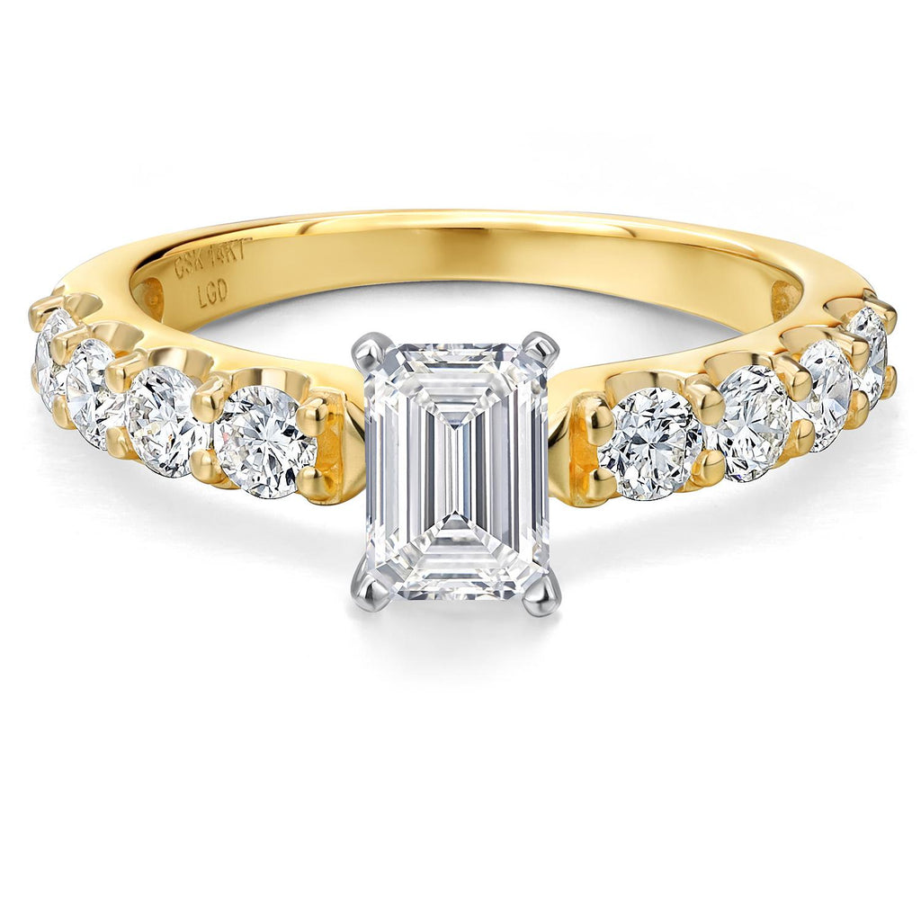 Ring in 14K Two Tone Gold