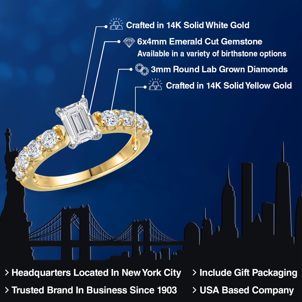 Ring in 14K Two Tone Gold
