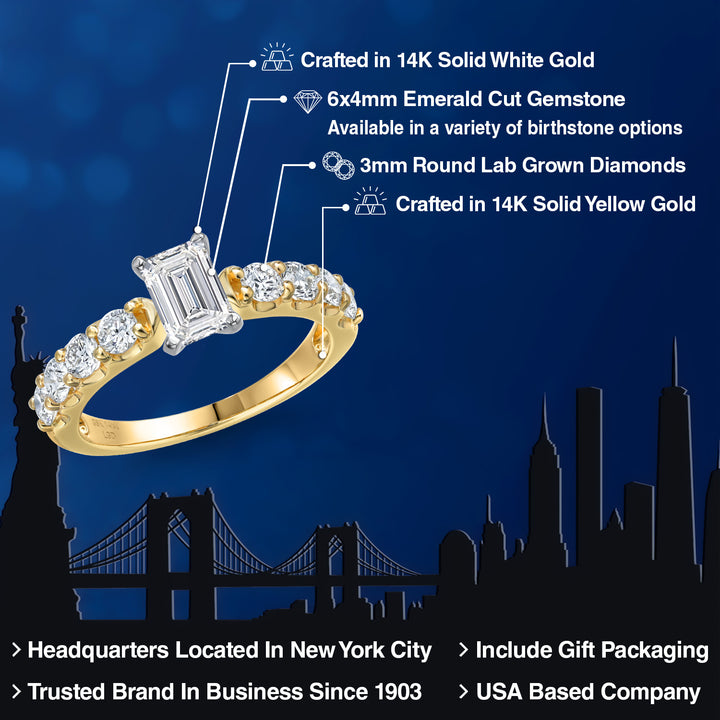 Ring in 14K Two Tone Gold