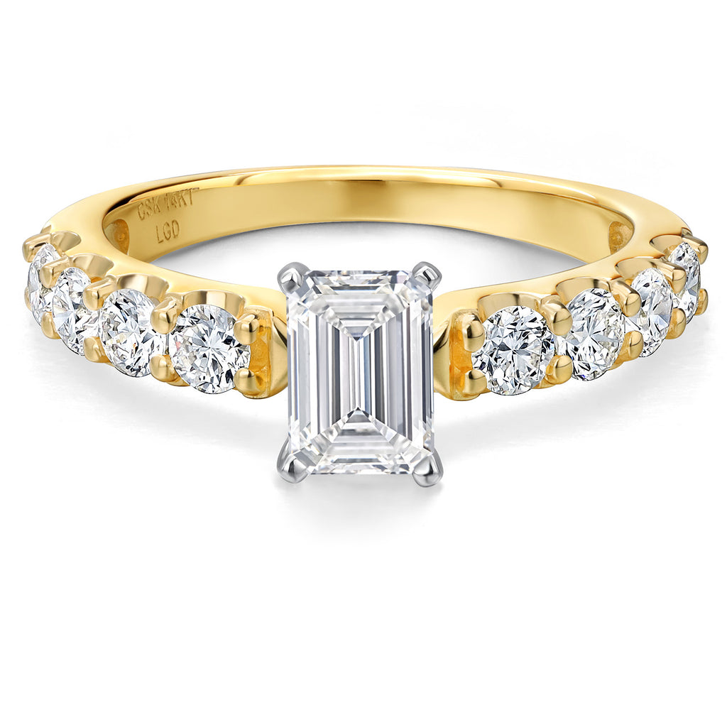 Ring in 14K Two Tone Gold