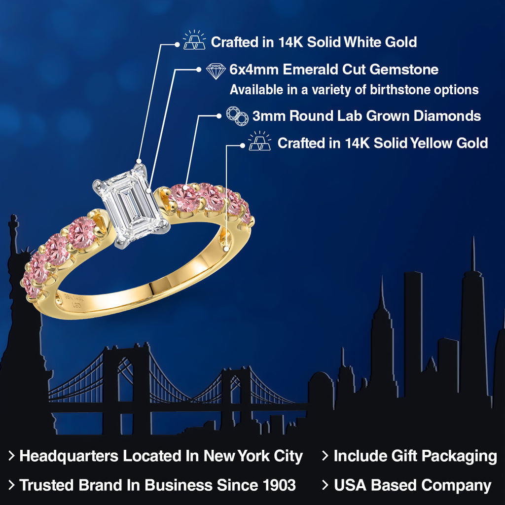 Ring in 14K Two Tone Gold