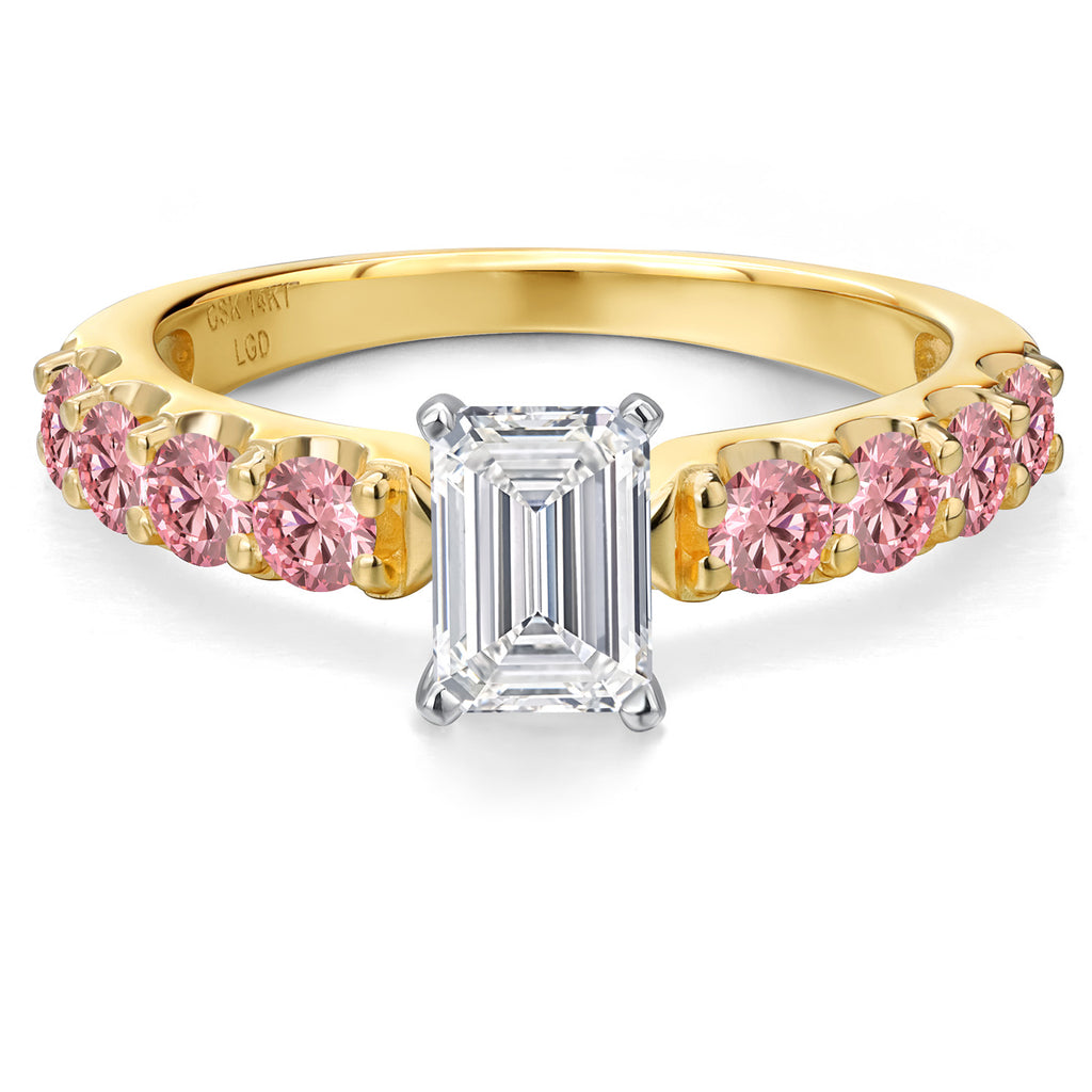 Ring in 14K Two Tone Gold