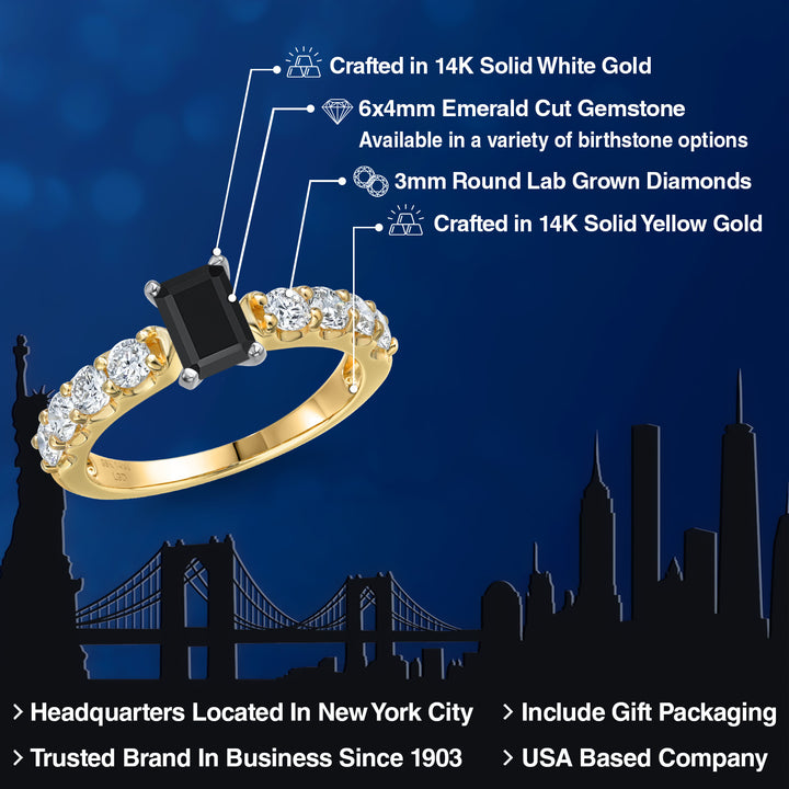 Ring in 14K Two Tone Gold