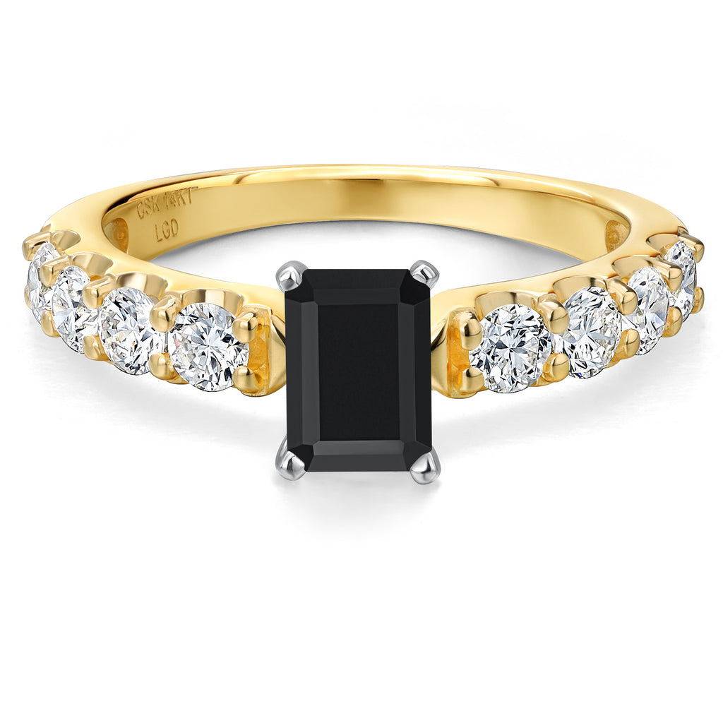 Ring in 14K Two Tone Gold