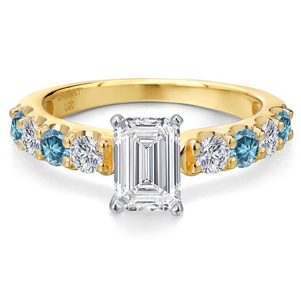 Ring in 14K Two Tone Gold