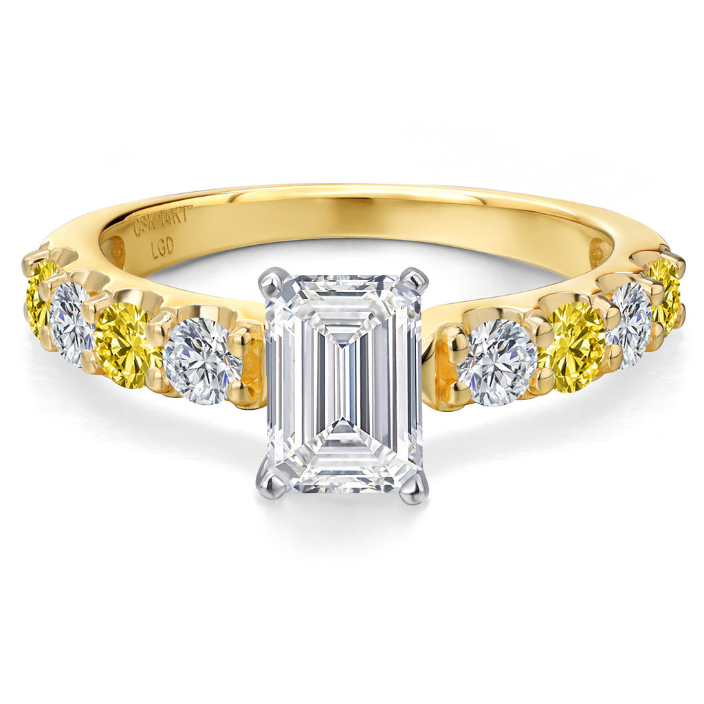 Ring in 14K Two Tone Gold