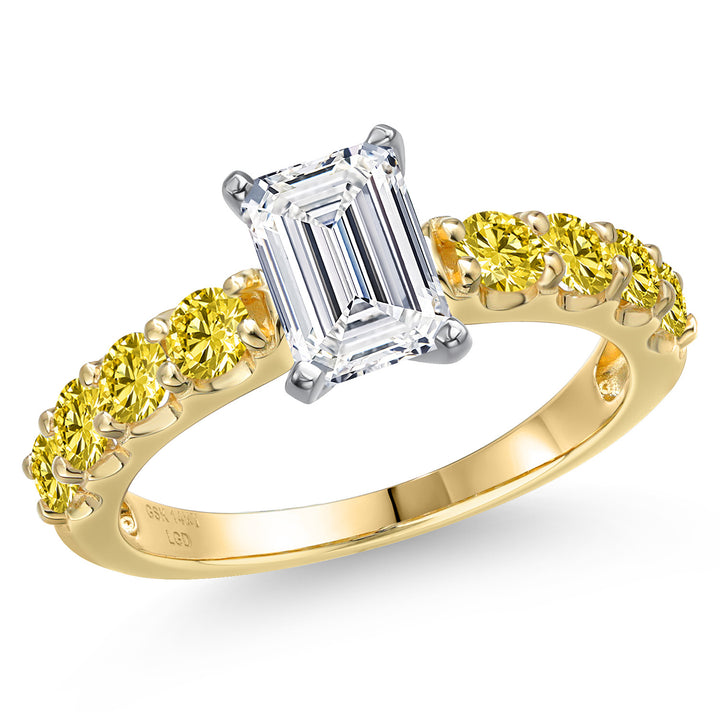 Ring in 14K Two Tone Gold