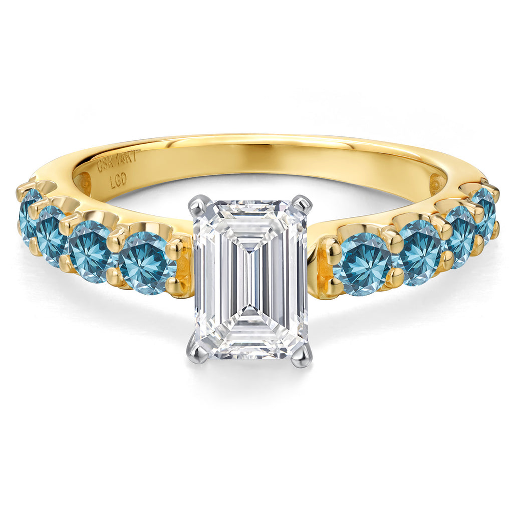 Ring in 14K Two Tone Gold