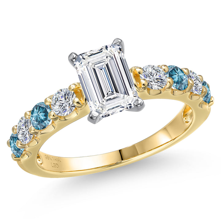 Ring in 14K Two Tone Gold