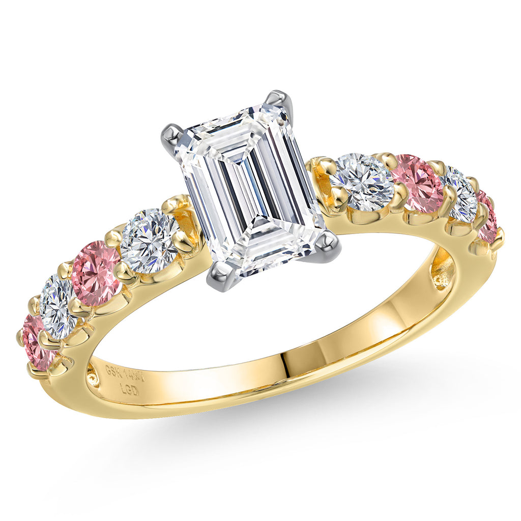Ring in 14K Two Tone Gold