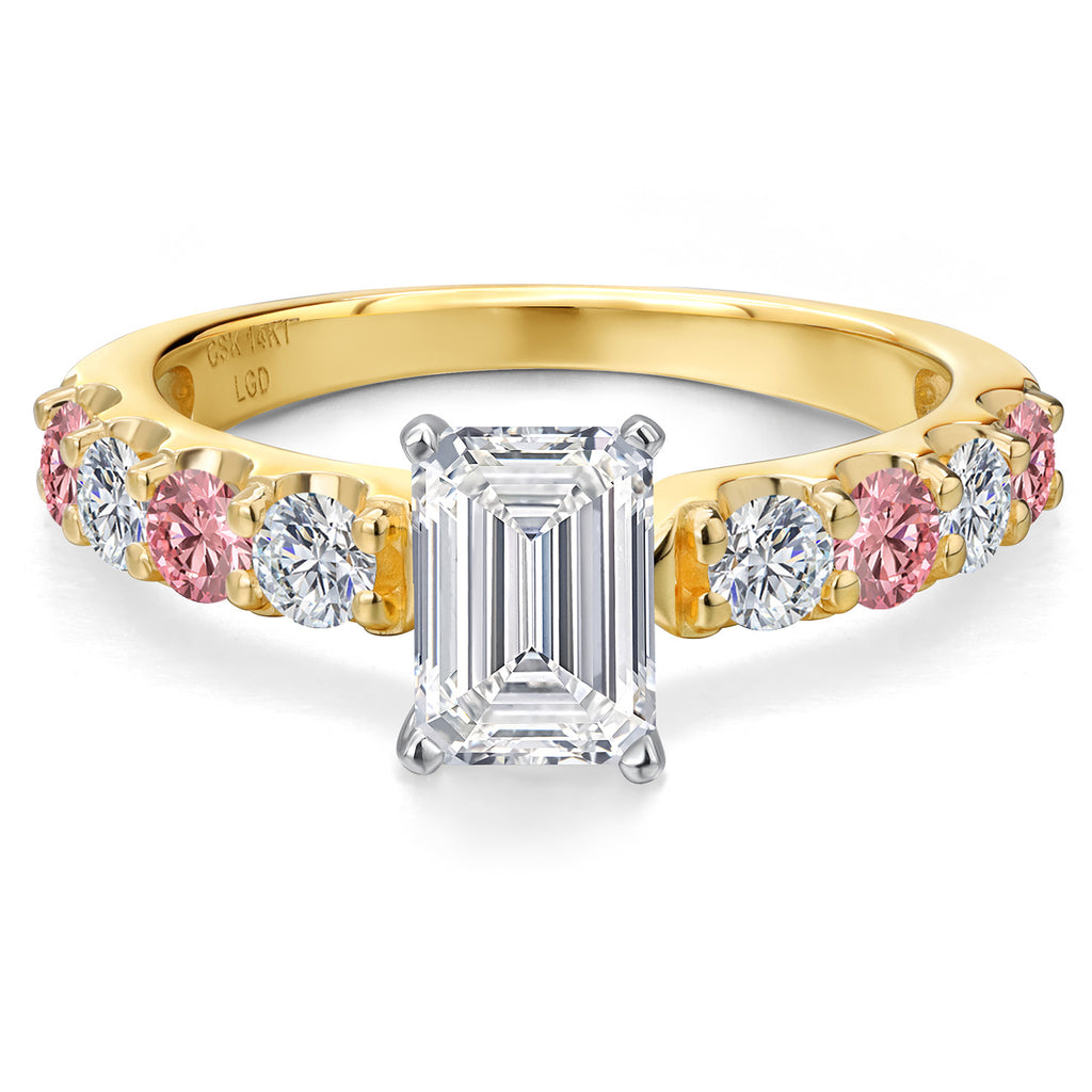 Ring in 14K Two Tone Gold