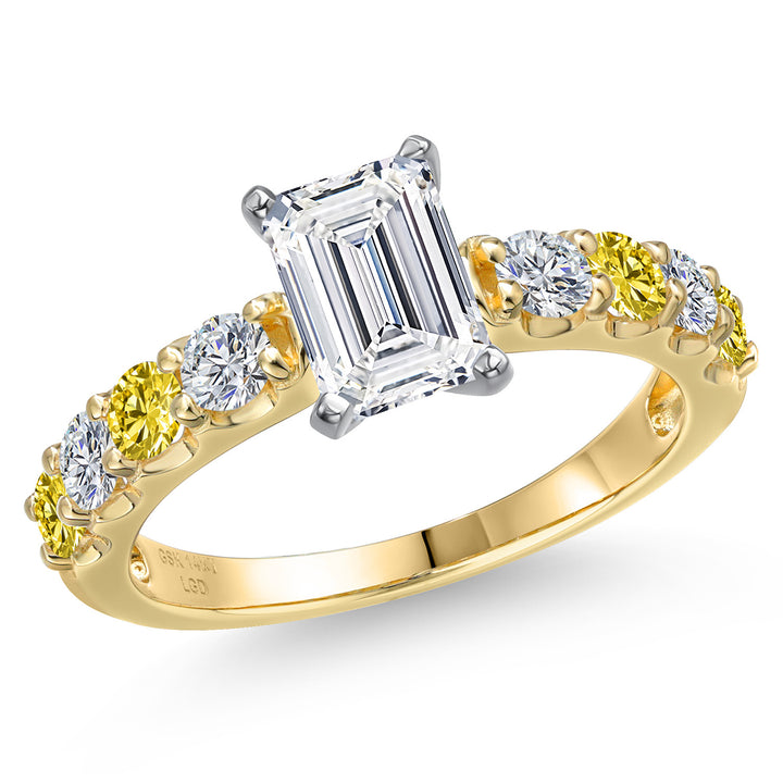 Ring in 14K Two Tone Gold