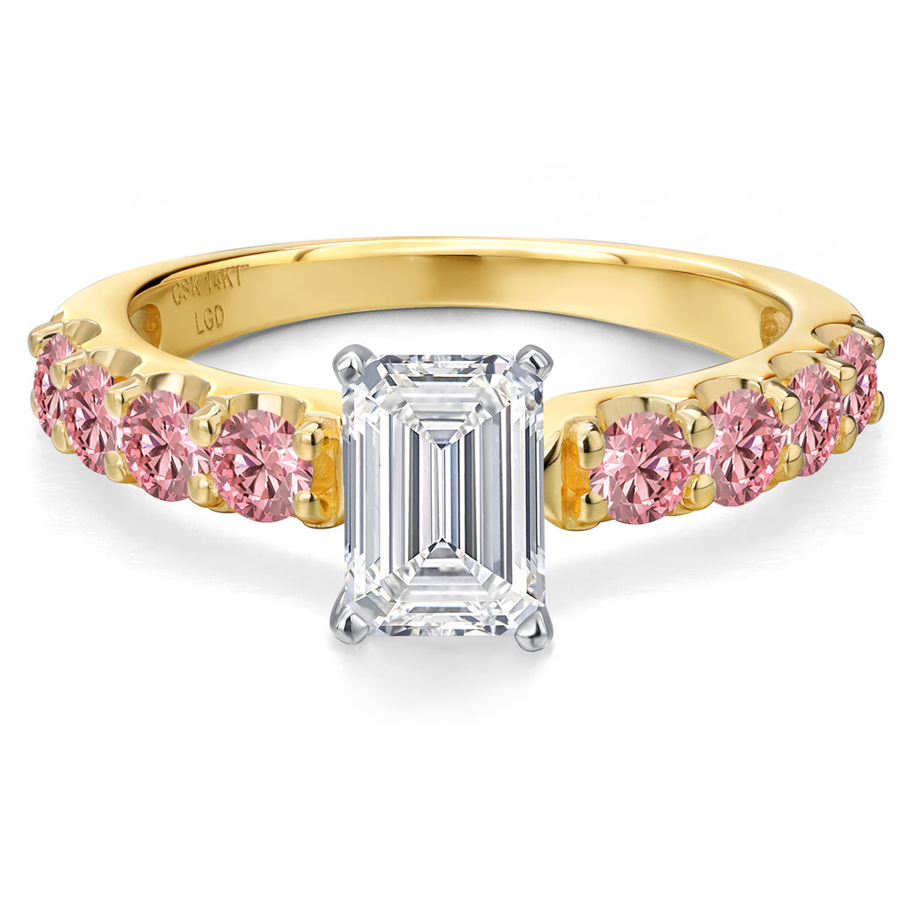Ring in 14K Two Tone Gold