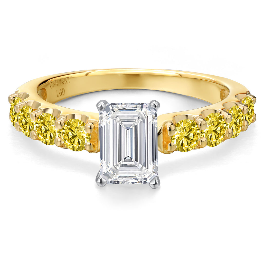 Ring in 14K Two Tone Gold