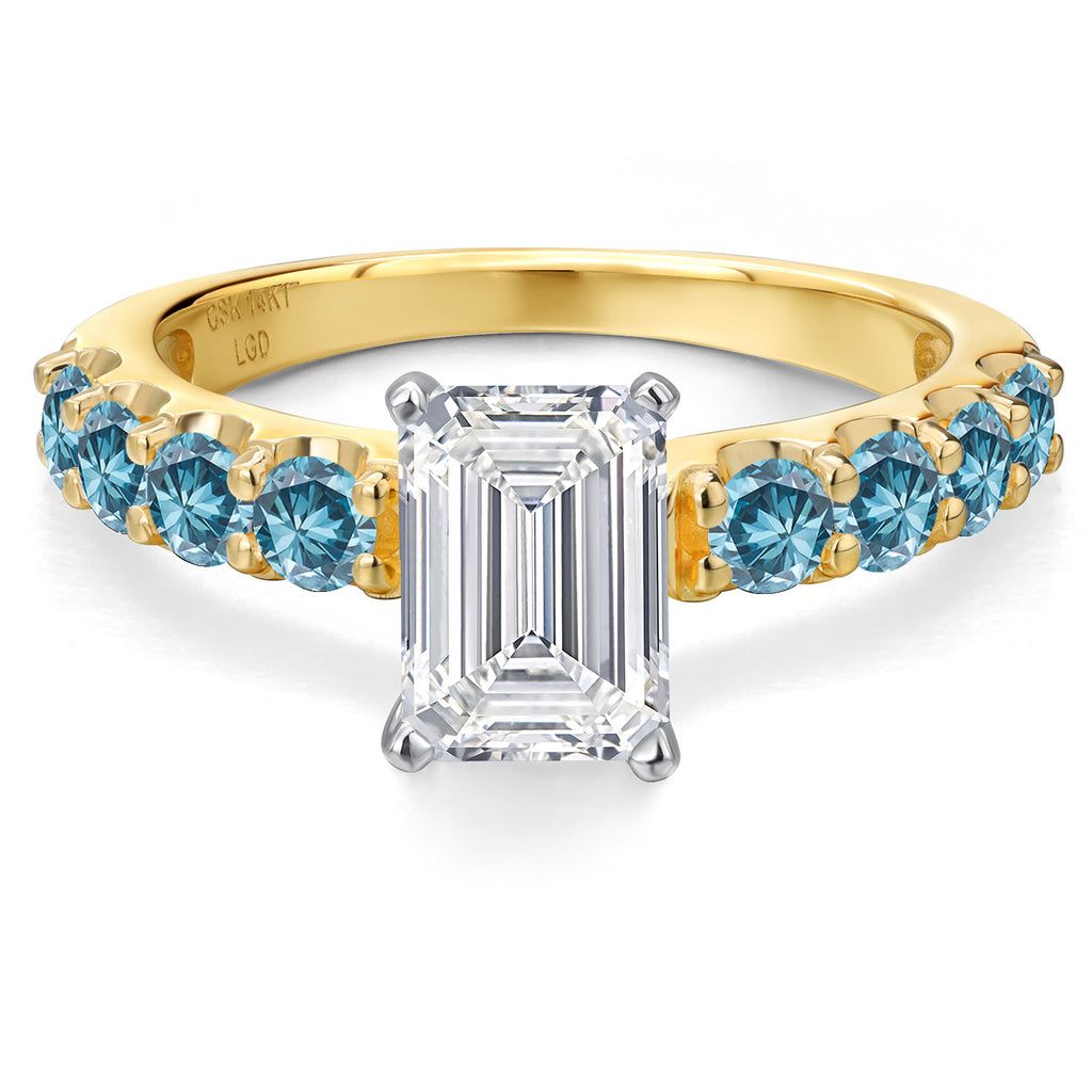 Ring in 14K Two Tone Gold