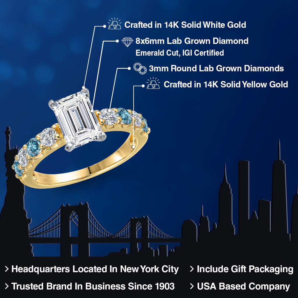 Ring in 14K Two Tone Gold