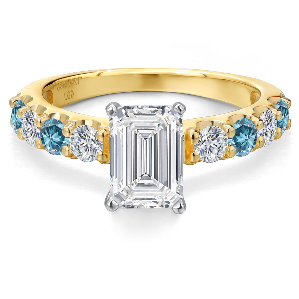 Ring in 14K Two Tone Gold