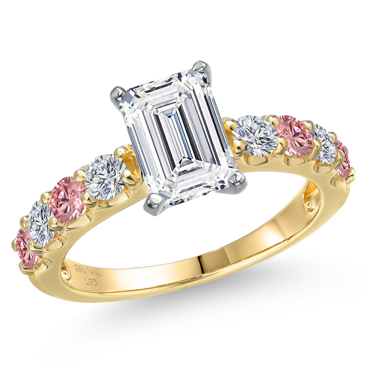 Ring in 14K Two Tone Gold