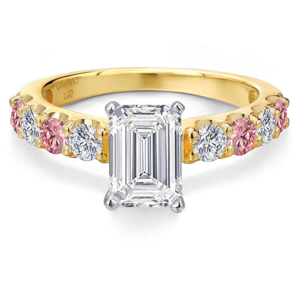Ring in 14K Two Tone Gold