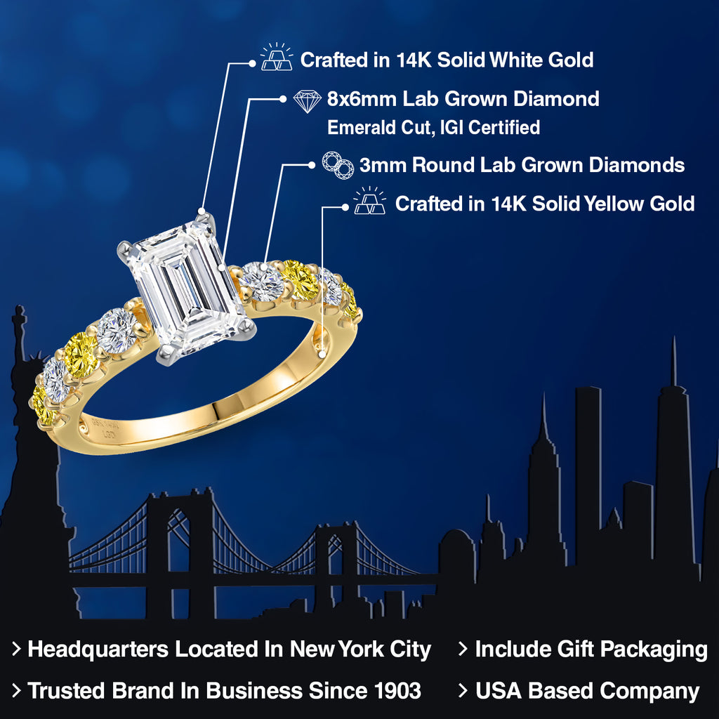 Ring in 14K Two Tone Gold