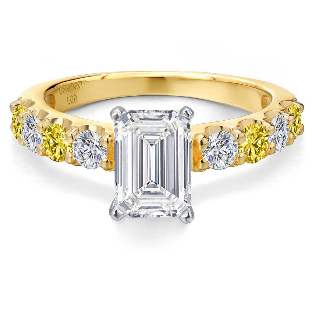 Ring in 14K Two Tone Gold