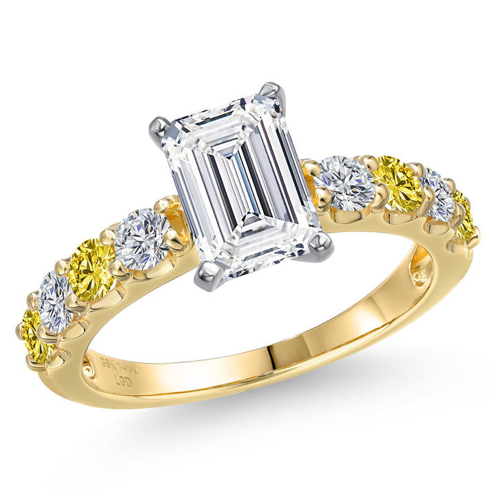 Ring in 14K Two Tone Gold