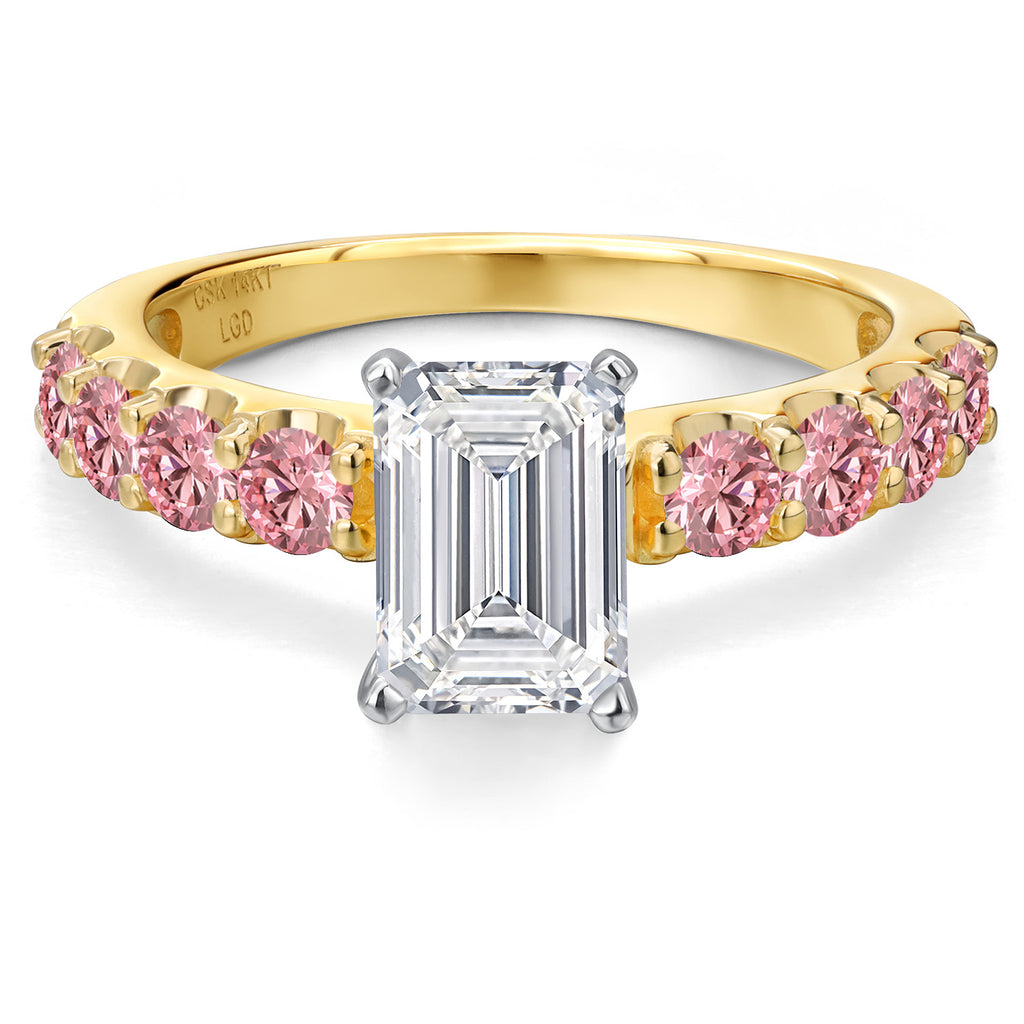 Ring in 14K Two Tone Gold