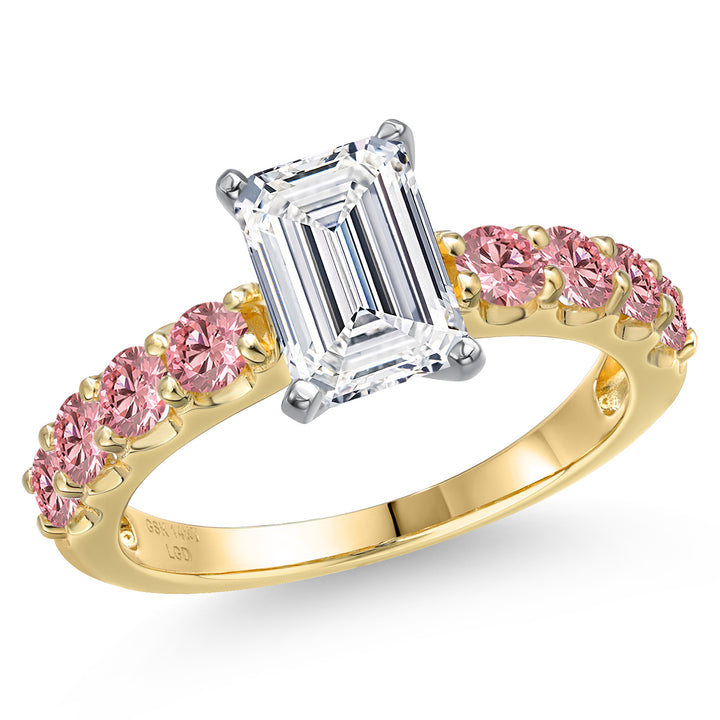 Ring in 14K Two Tone Gold