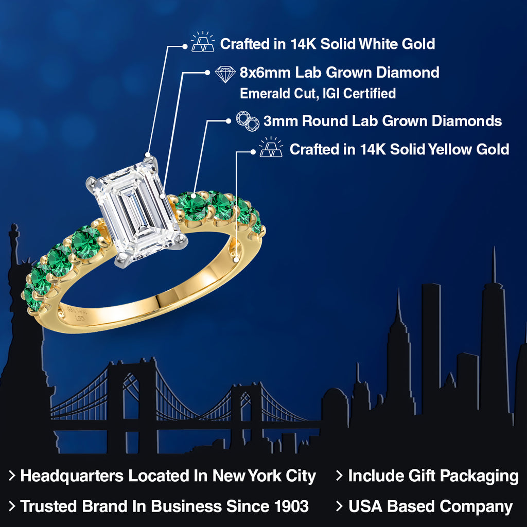 Ring in 14K Two Tone Gold