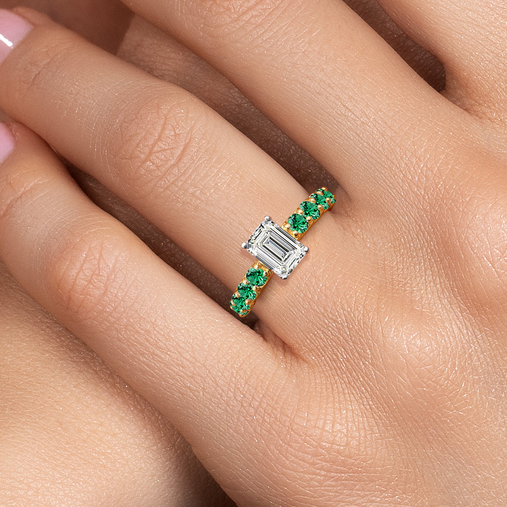 Ring in 14K Two Tone Gold