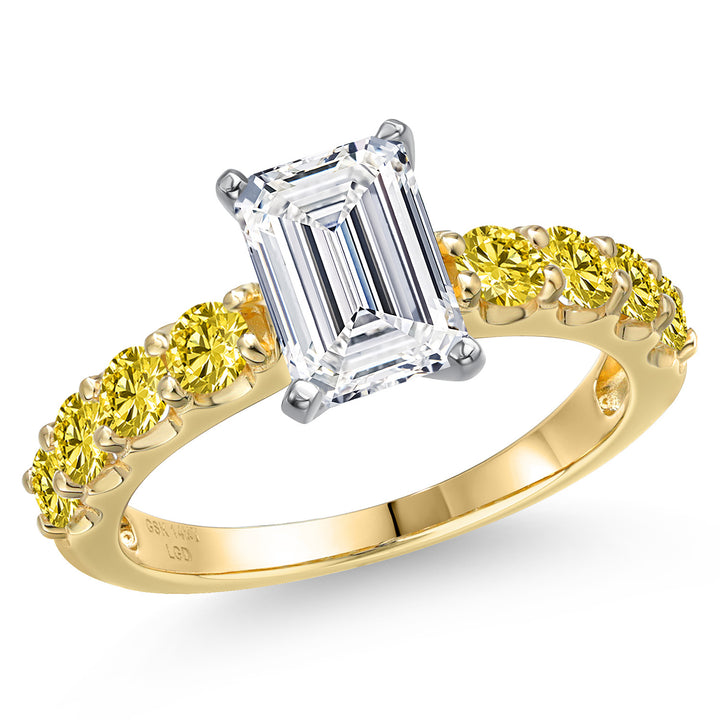 Ring in 14K Two Tone Gold